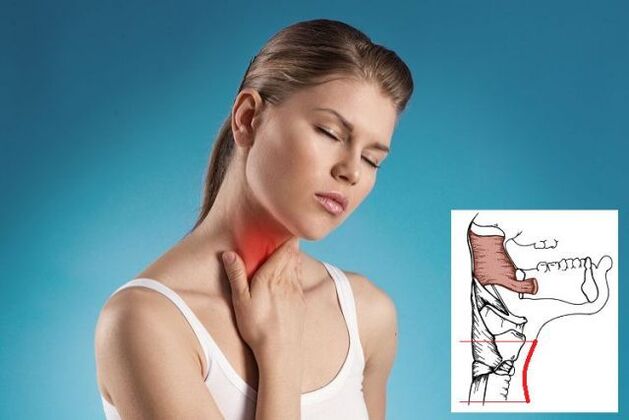 喉咙痛伴有颈椎骨软骨病